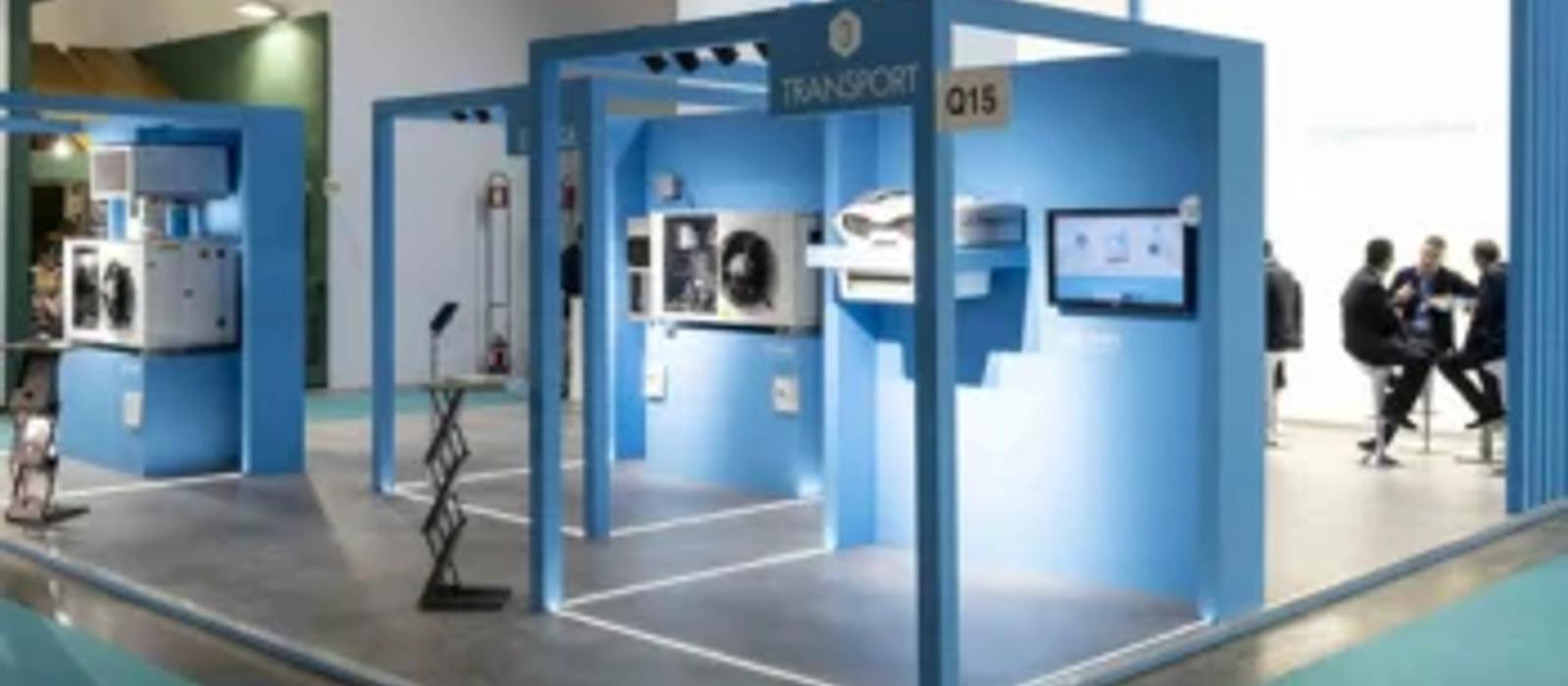 dairy exhibition India 2026 stall booking area with dairy machinery suppliers preparing booths