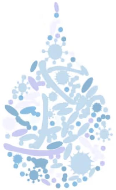 Logo for water microbiology conference