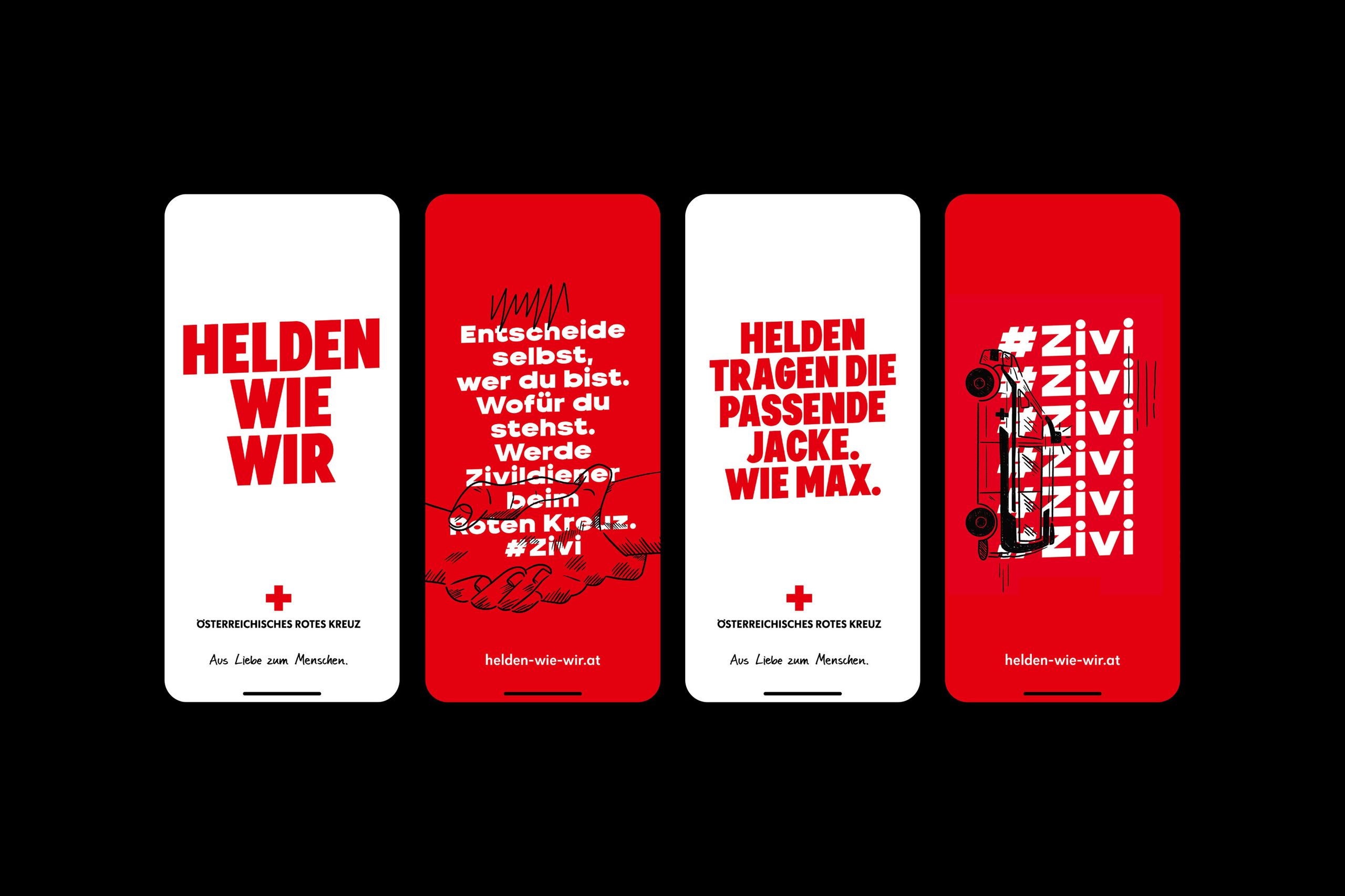 Rotes Kreuz Zivildiener Social Media