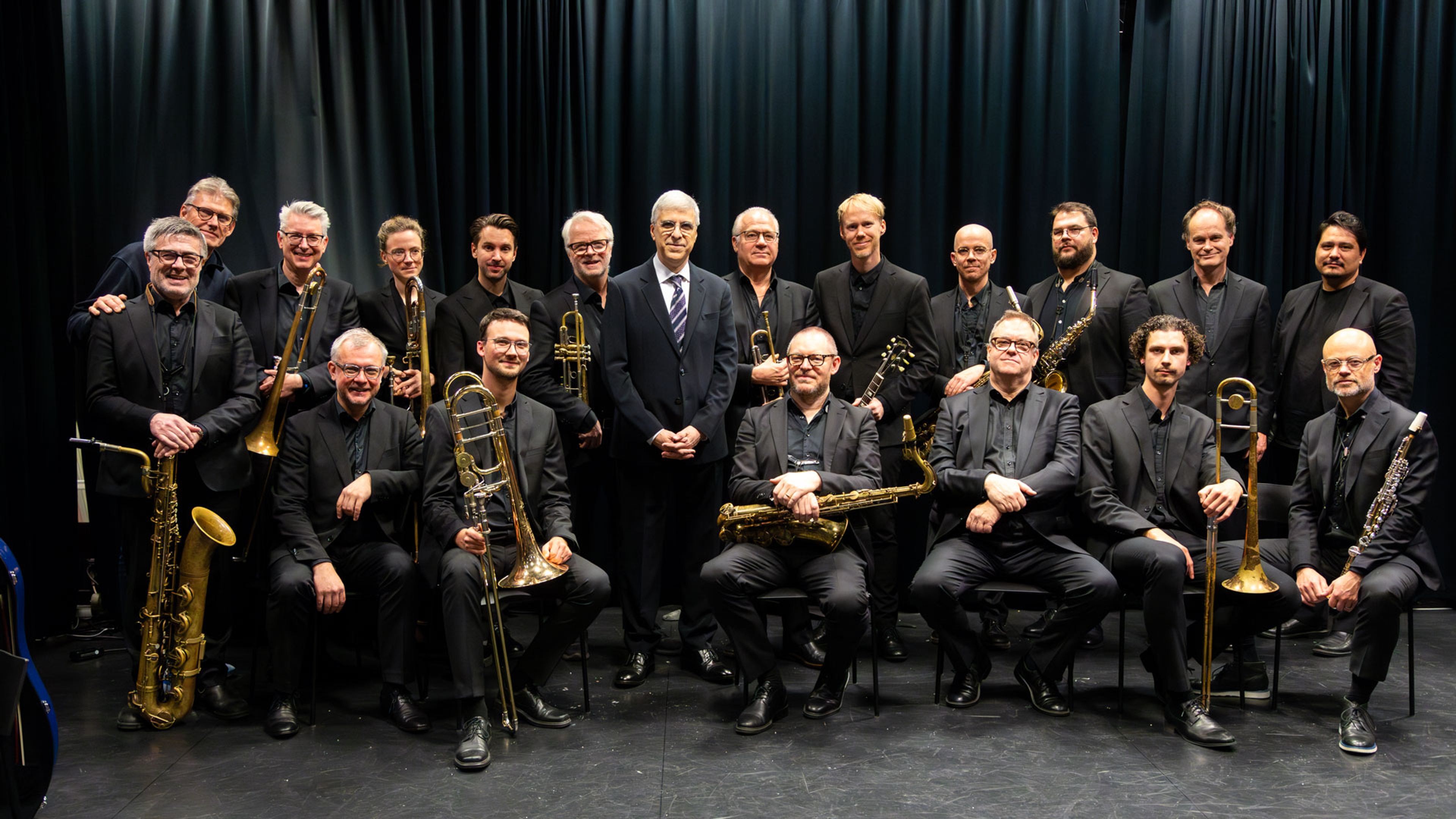 Bohuslän Big Band tillsammans med Vince Mendoza.