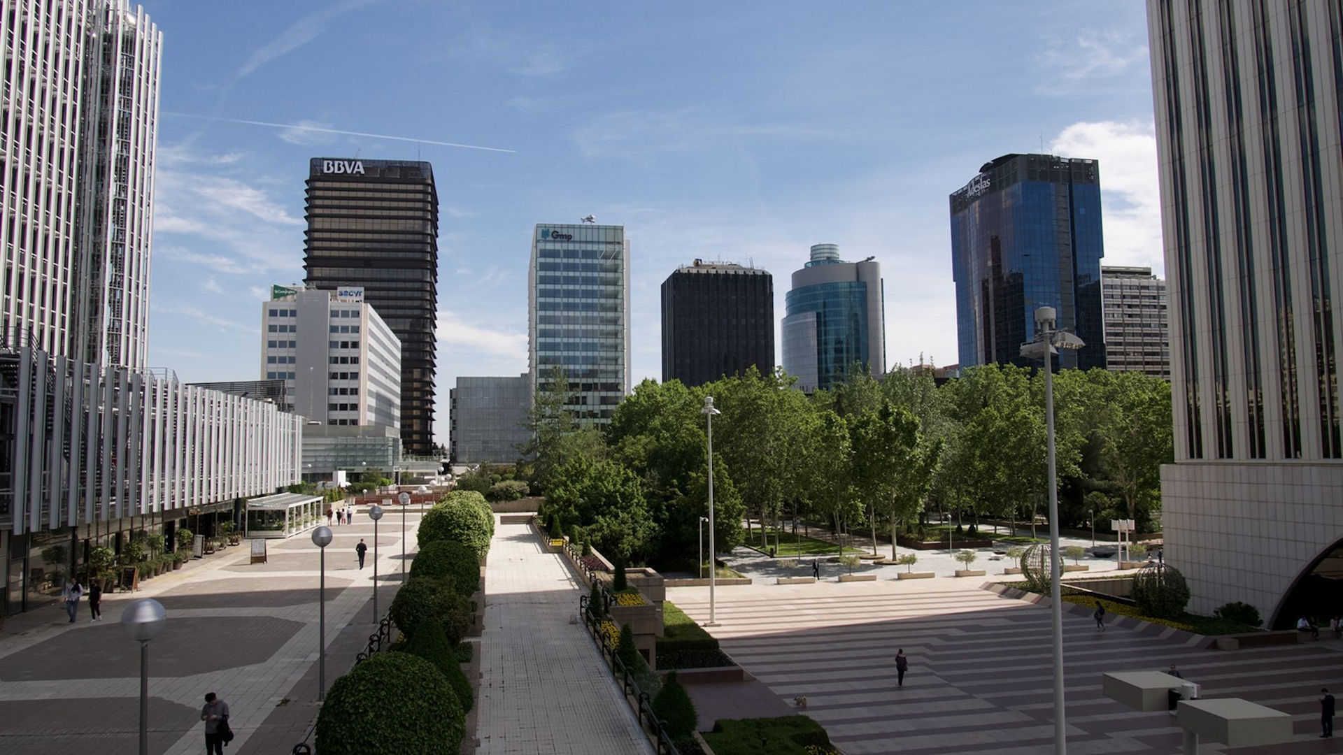 Vista urbana desde las oficinas de Madrid