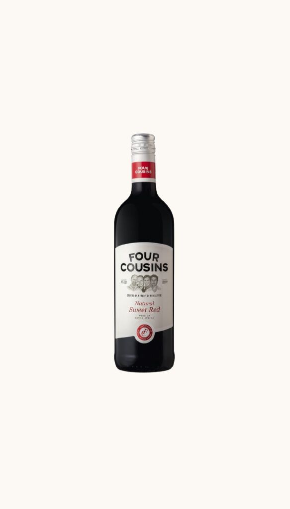 Four Cousins Natural Sweet Red Wine 750ml