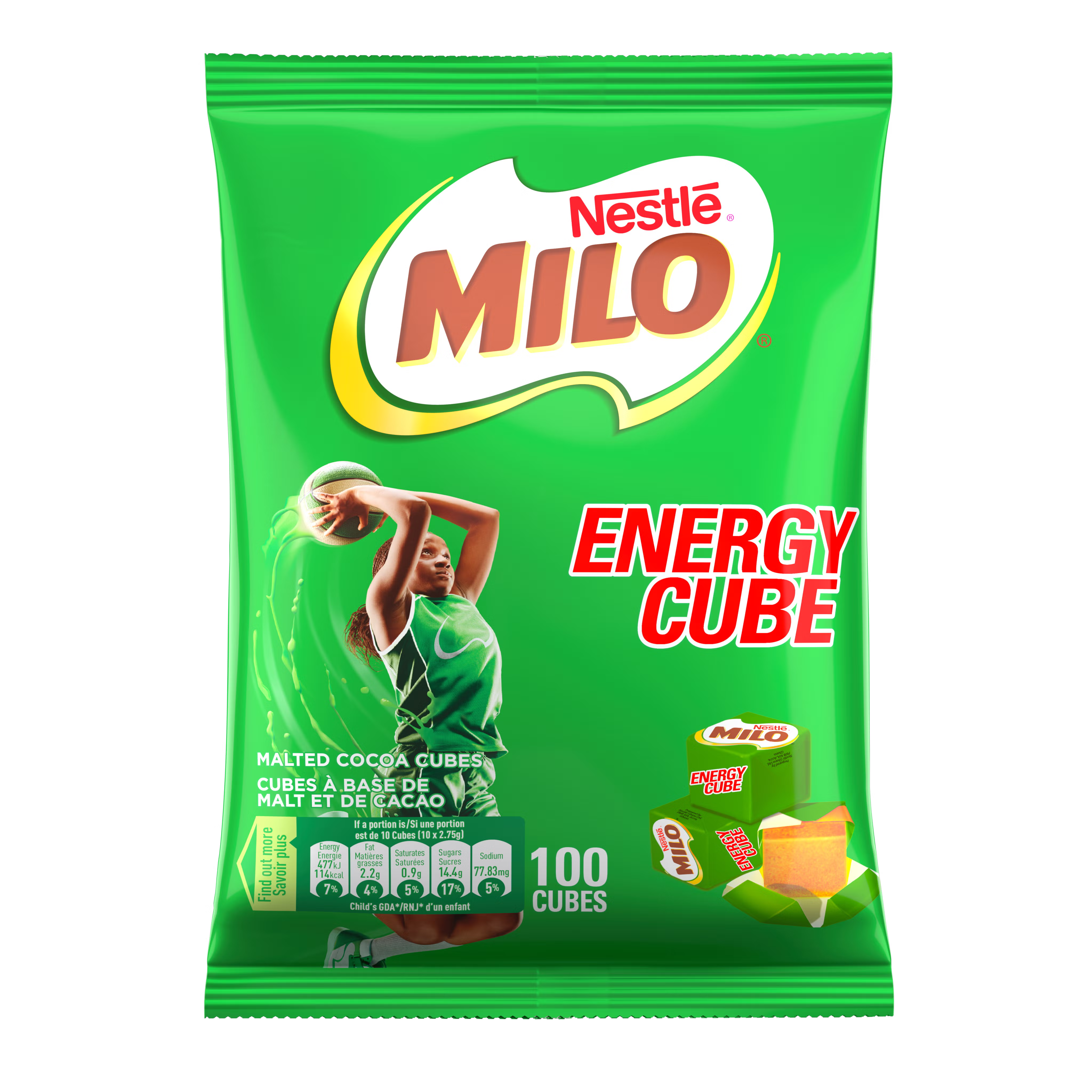 Milo Energy Cube 100 Cubes