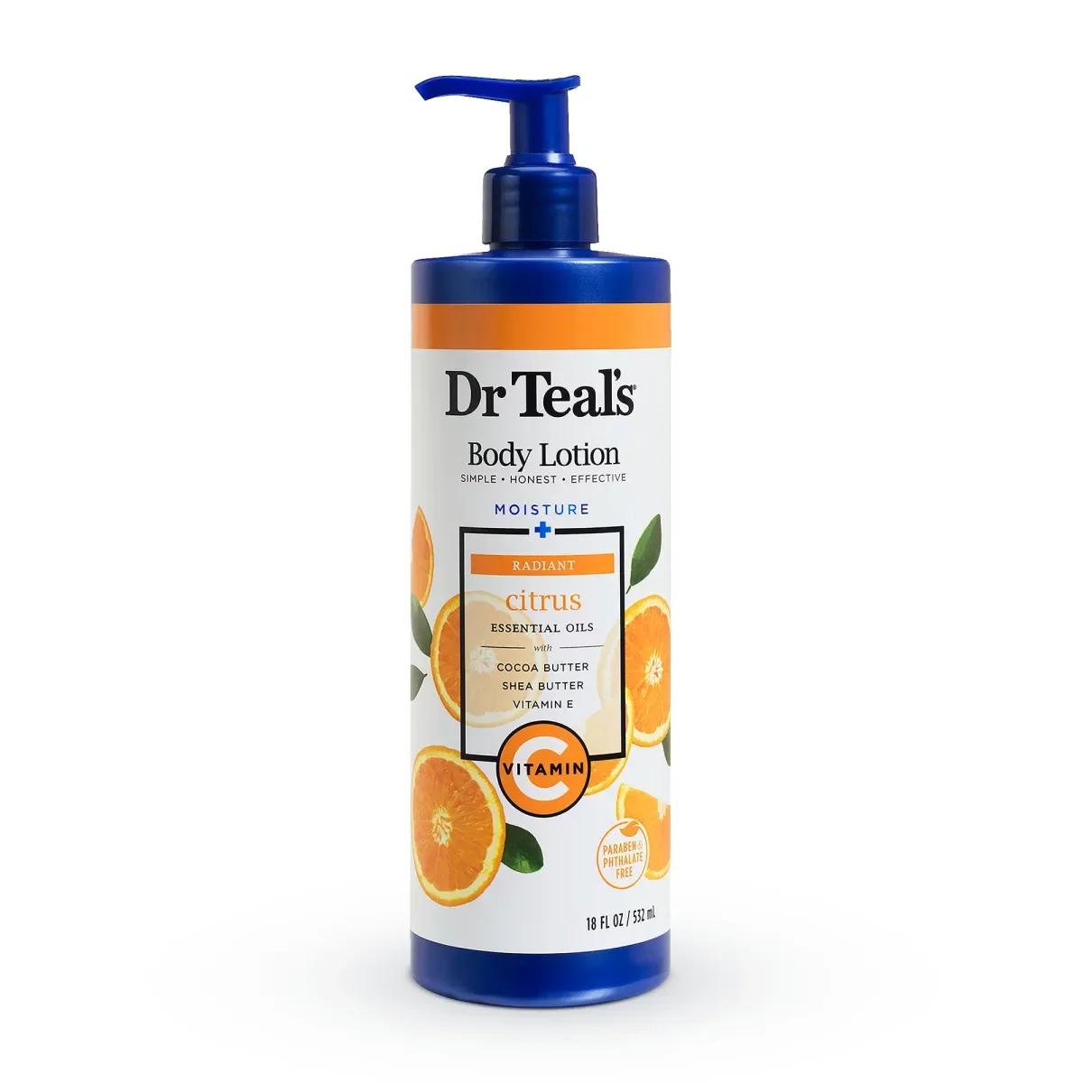 DR TEALS (Vitamin C And Citrus) Body Lotion with Essential oil 532ml