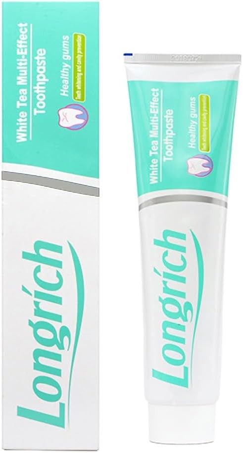 Longrich Toothpaste White Tea Multi-Effect, Fluoride Free 200g
