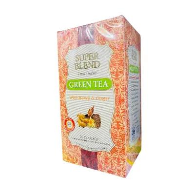 Super Blend Green Tea With Honey and Ginger 25 Tea Bags