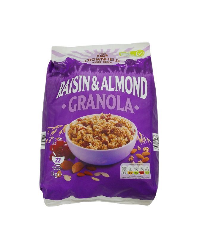 Crownfield Raisin & Almond Granola 1kg