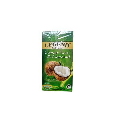 Legends Tea and Herbs Green Tea with Coconut 25 Tea Bags