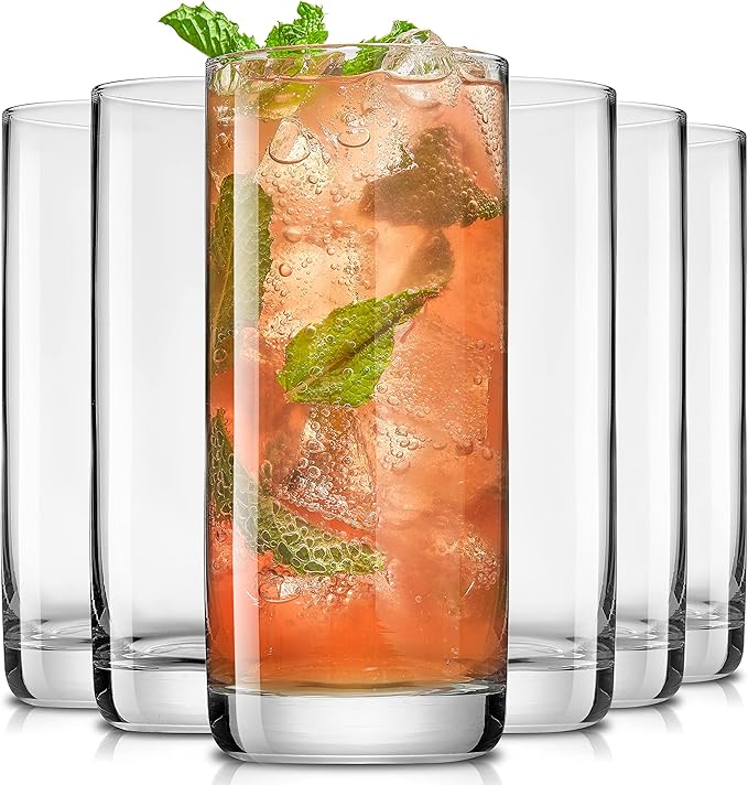 JoyJolt Faye 13oz Crystal Glasses