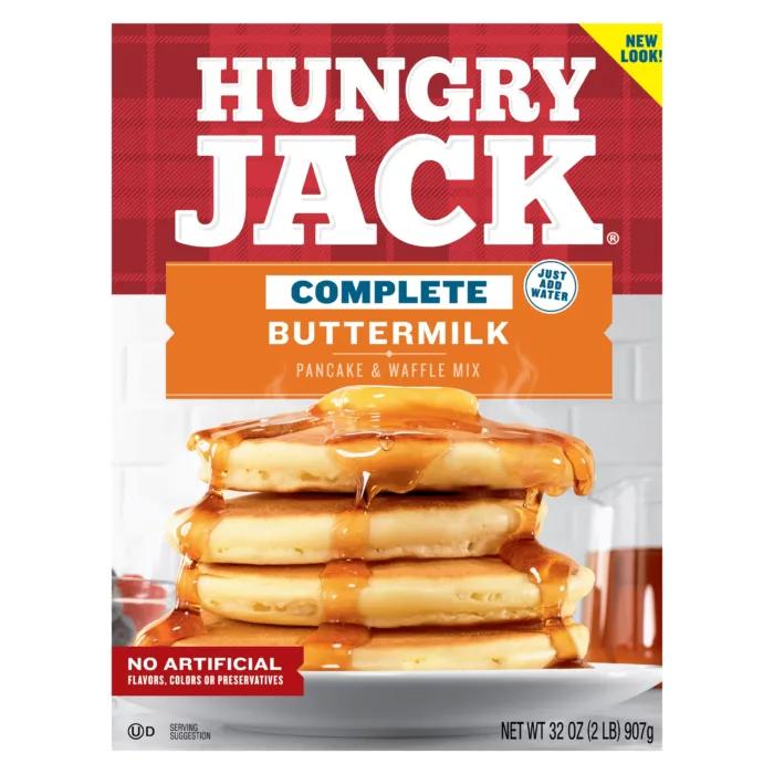 Hungry Jack Complete Buttermilk Pancake & Waffle Mix 32 0z (2 LB) 907g
