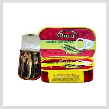 Dinor Sardines 125g