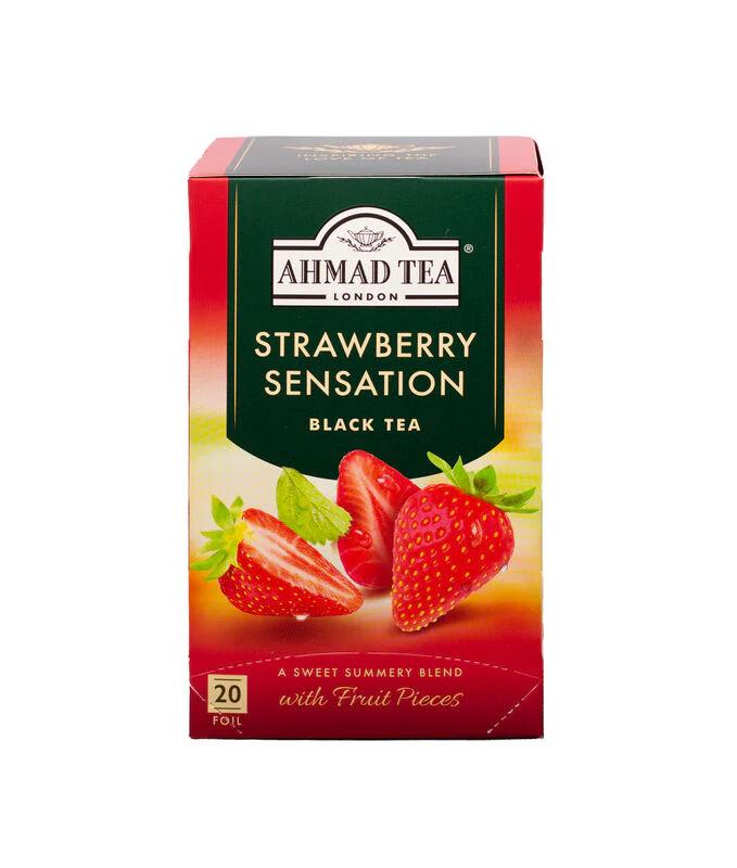 Ahmad Tea Strawberry Sensation Black Tea 20 Foil