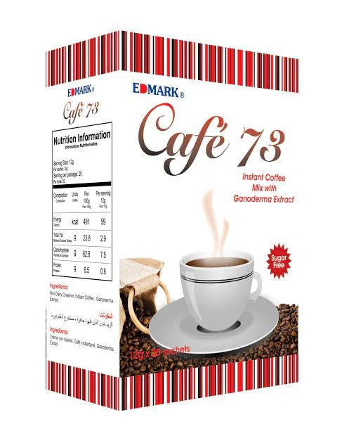 Edmark Cafe 73 Instant Coffee Mix With Ganoderma Extract 240g