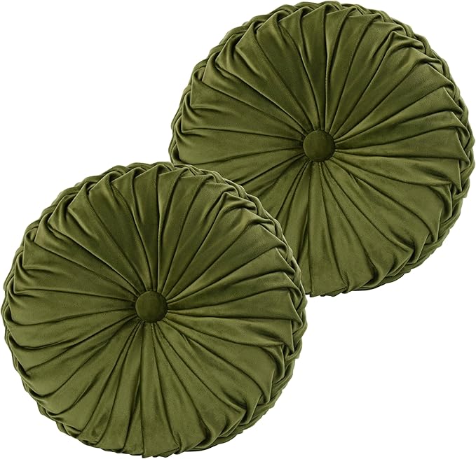 Pattern Round Throw Pillow