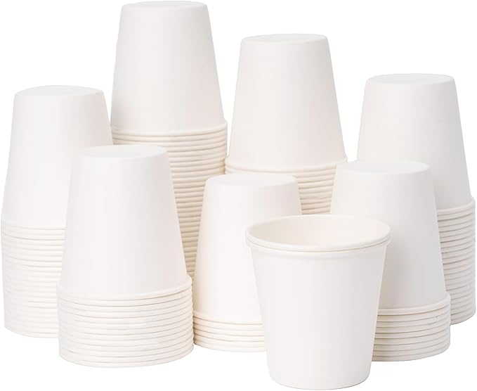 Disposable white small cup