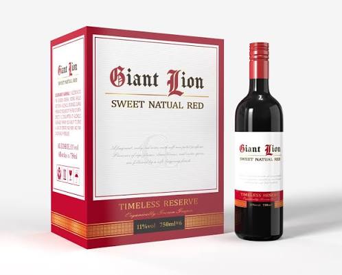 Giant Lion Sweet Red Wine 750ml