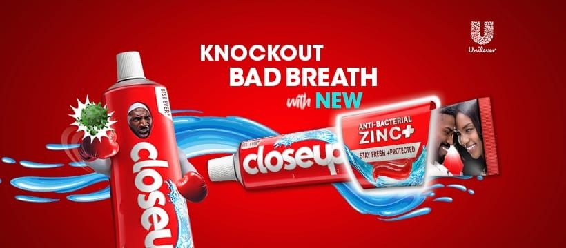 Closeup Anti-Bacterial Zinc Triple Fresh Formula Toothpaste 130g