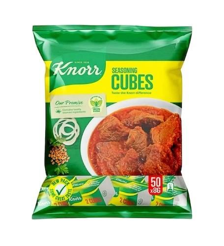 Knorr Beef Bouillon Seasoning Cubes (50 Cubes x8g) 400g