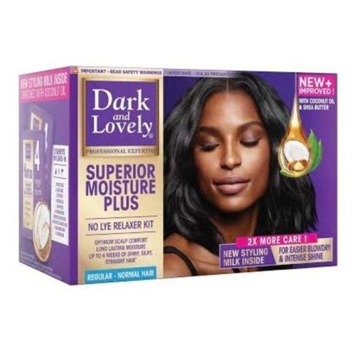 Dark And Lovely Superior Moisture Plus No-Lye Relaxer Kit