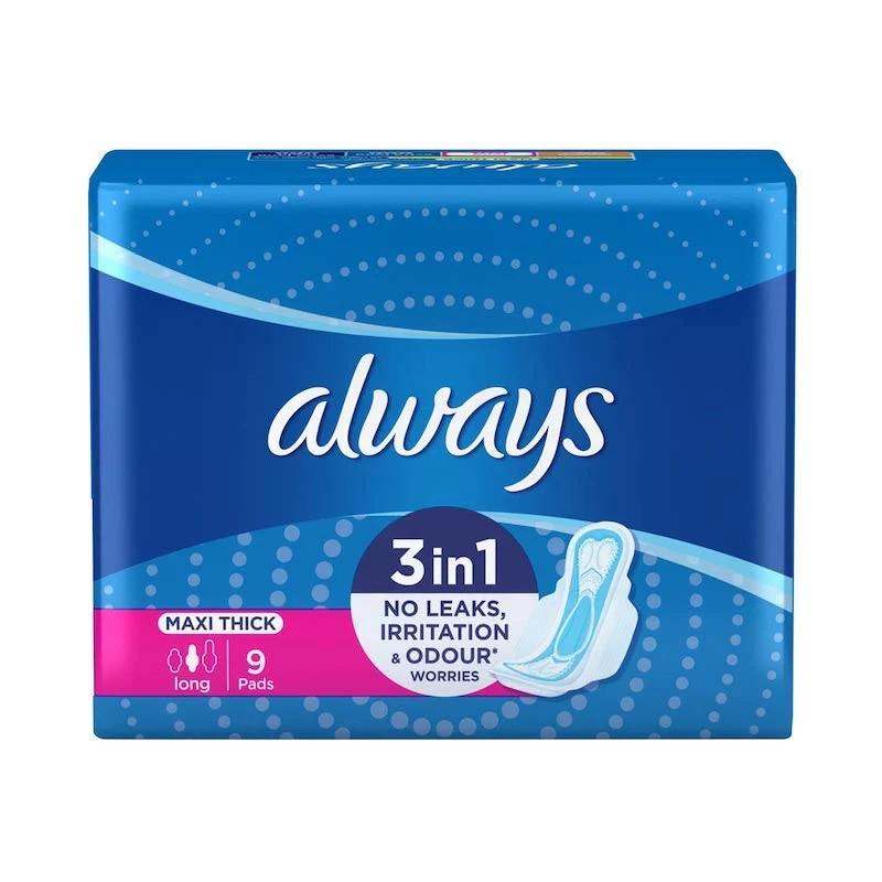 Always 3 in 1 18 x 7 Medium