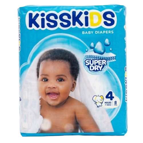Kisskids Baby Diapers -Size 4 (87PCS)