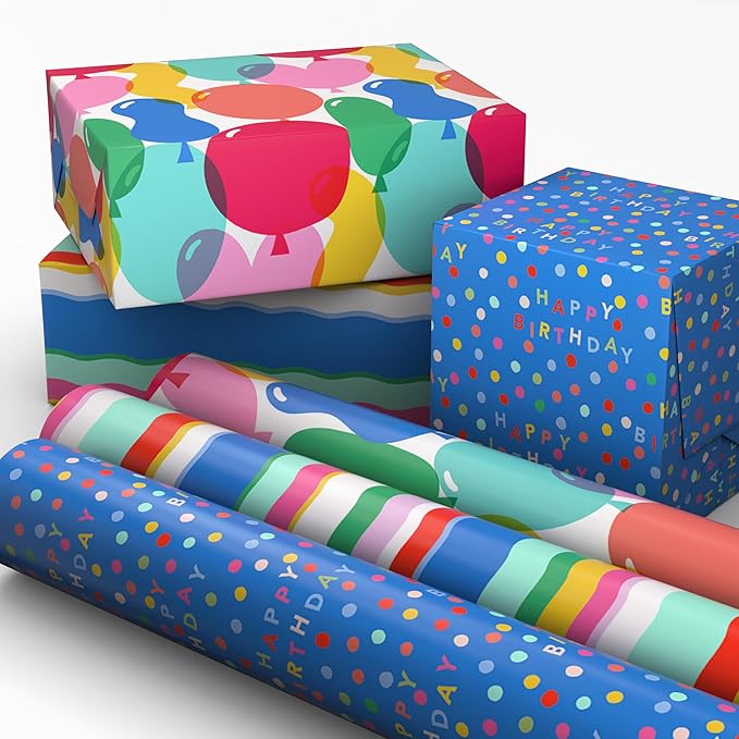 Gift Wrapping Paper Mini Rolls