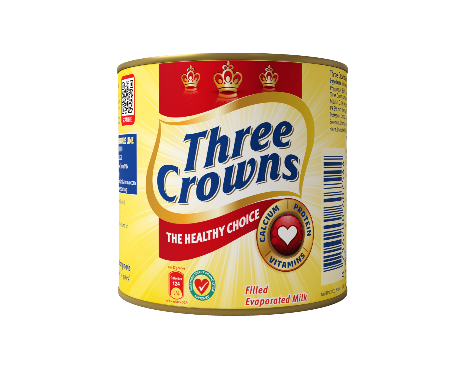 Three Crown Filled Tin