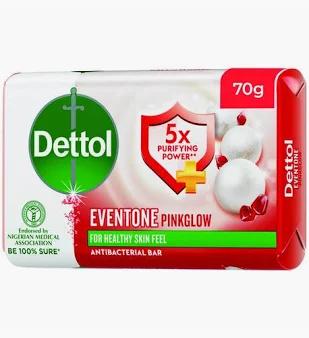 Dettol Antibacterial Bathing Soap (2X,5X) 105g