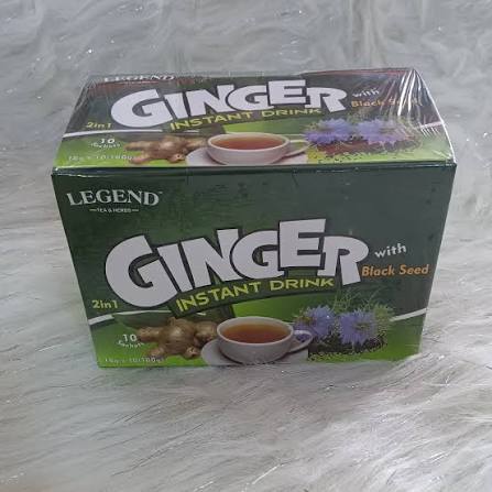 Legend Ginger Instant Drink (with black seeds) 18g x 10 (180g)