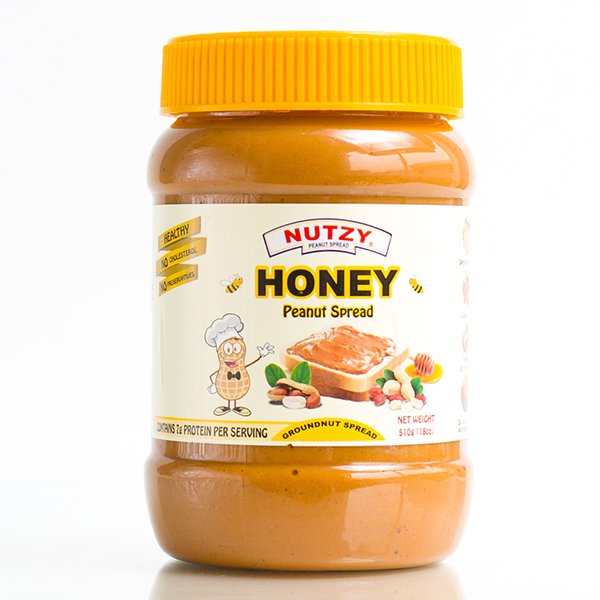Nutzy Honey Peanut Spread 510g