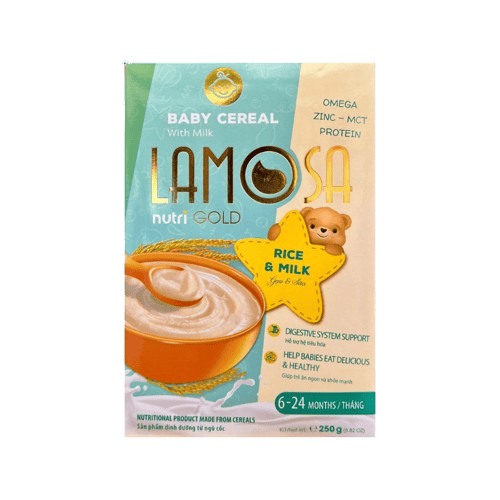 Lamosa Cereal Rice and Milk 250g Packet