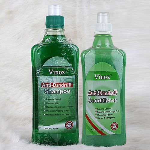 Vinoz Anti-Dandruff Shampoo and Conditioner - 450ML