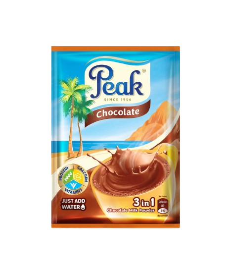 Peak 3 in 1 Chocolate Milk Powder Sachet
