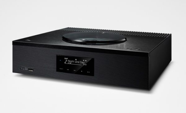 Technics SA-C600 nätverksreceiver med CD-spelare i svart