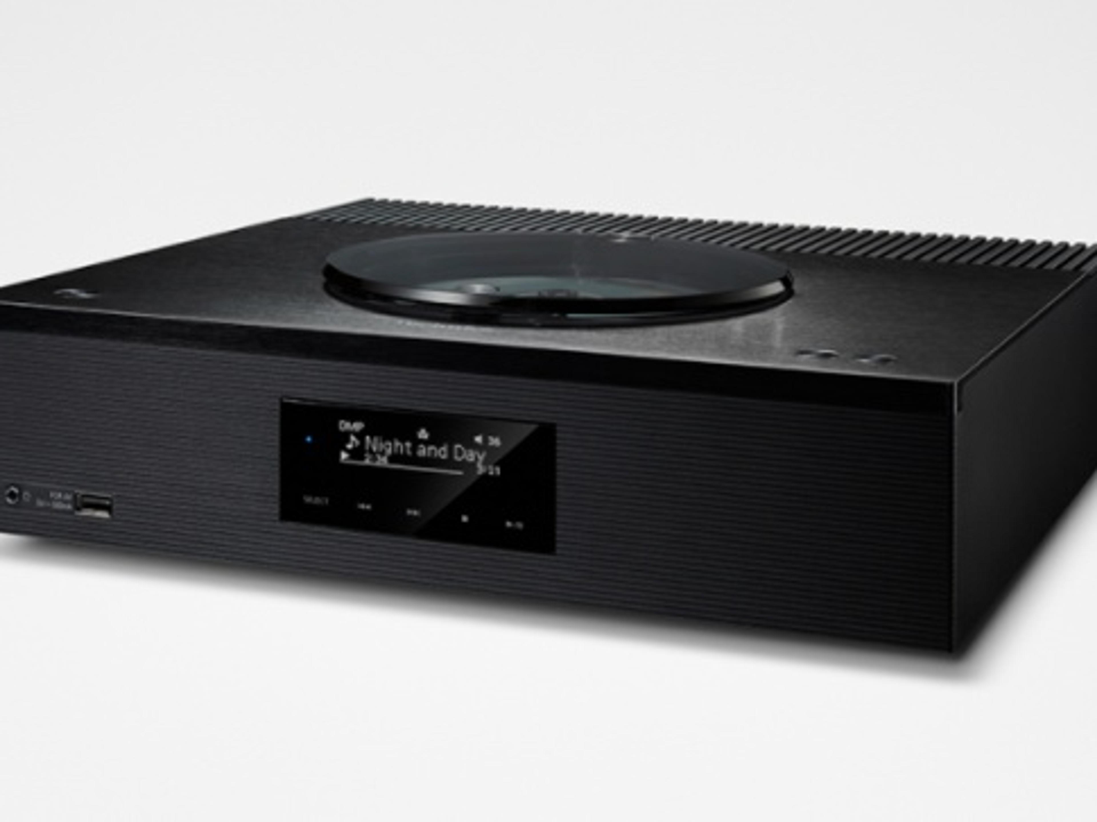 Technics SA-C600 nätverksreceiver med CD-spelare i svart