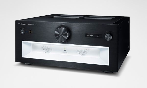 Technics SU-R1000 integrerad förstärkare i svart med VU-mätare