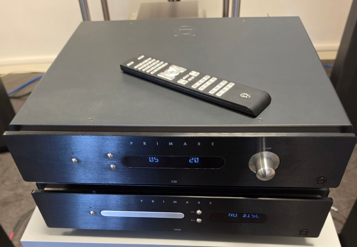 Primare + System Audio I22 DAC, CD22 och Aura 60
