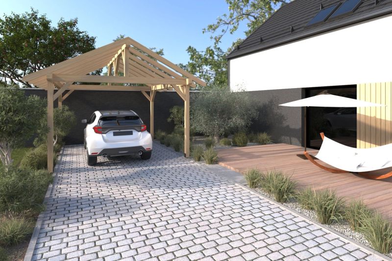 Pergola 5 — sedlová 4,4 × 5 m