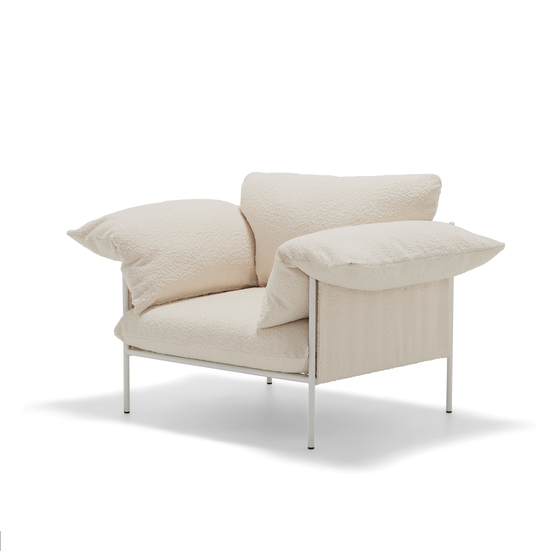 alva boucle armchair