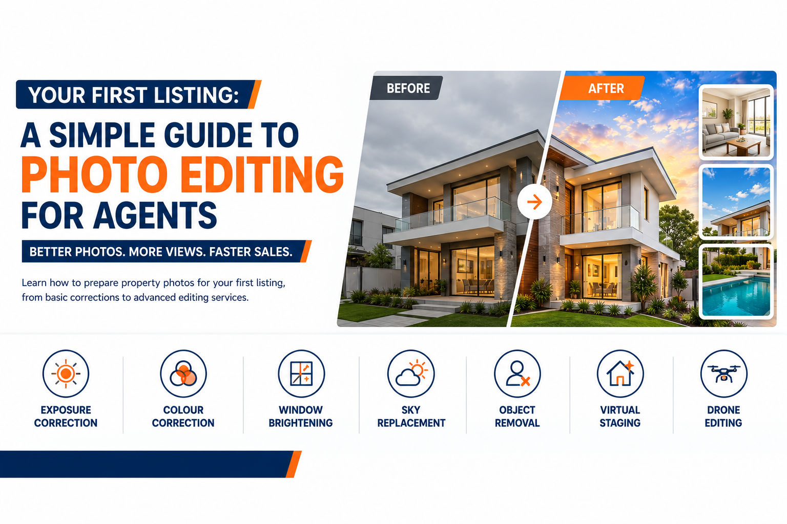 Your First Listing: A Simple Guide to Photo Editing for Agents