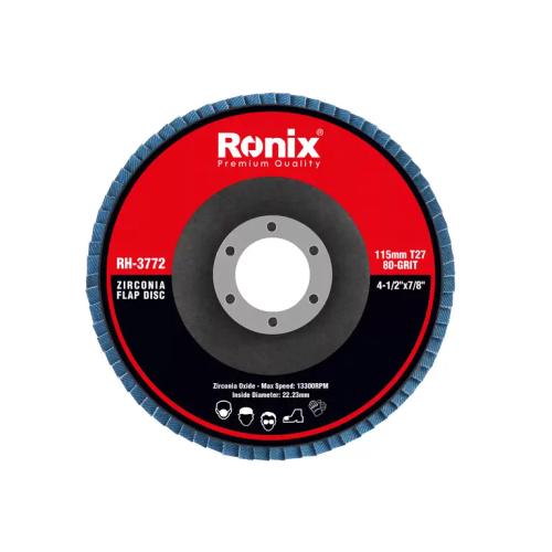 Ronix Zirconium Grinding Flap Disc 115mm 80g