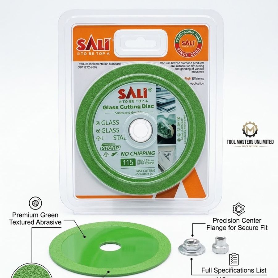 115 mm glass disc