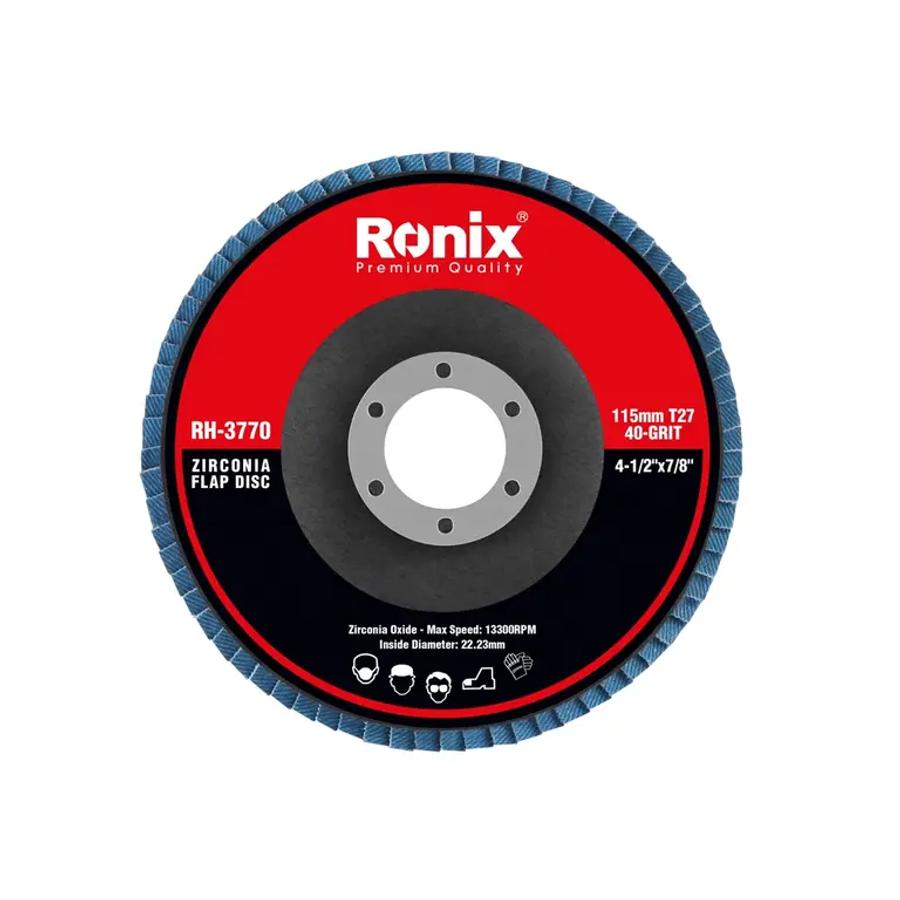 Ronix Zirconium Grinding Flap Disc 115mm 40gm