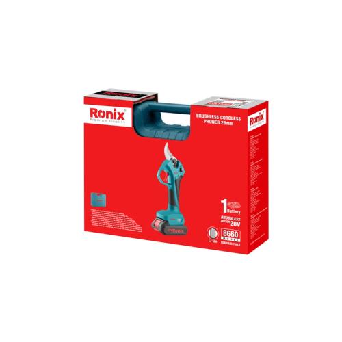 Ronix Cordless Brushless Pruning Shears 28mm 20V
