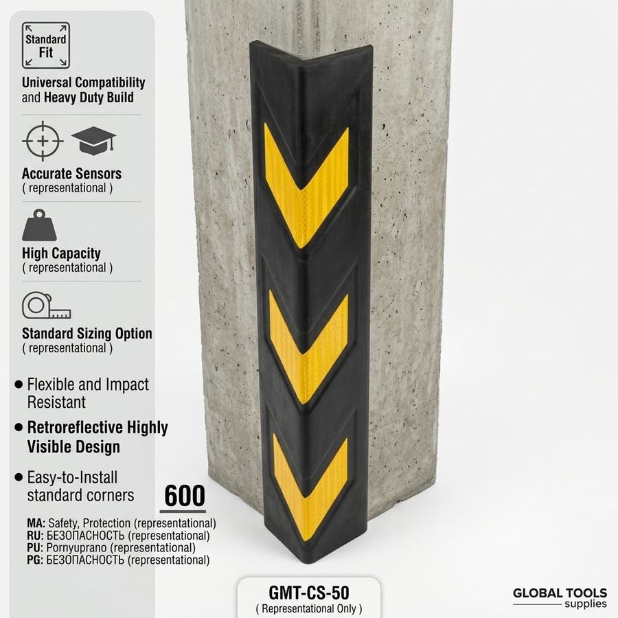 Column protection with reflector