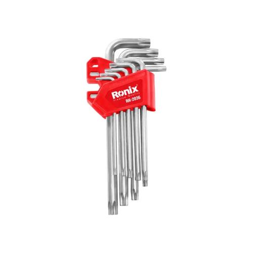 Ronix Long Arm Magnetic Torx Key Set 9pcs