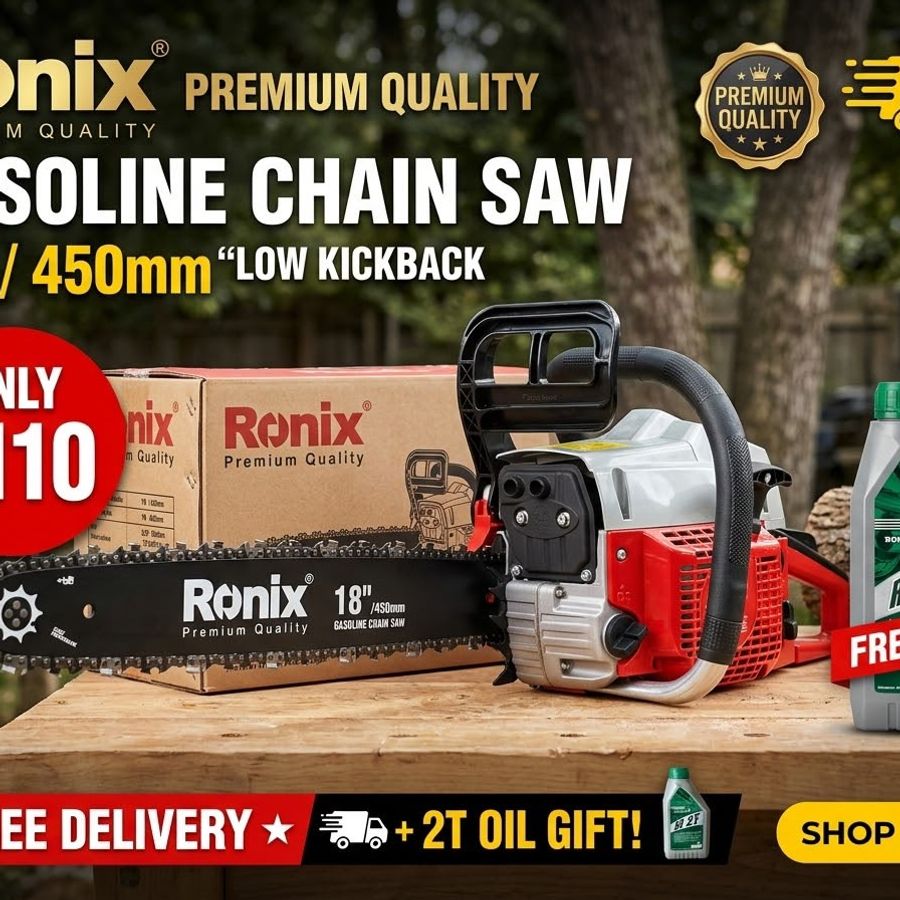 Gasoline Chainsaw 1900W-45cm