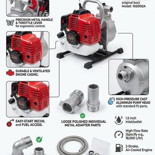 1" Gasoline Water Pump