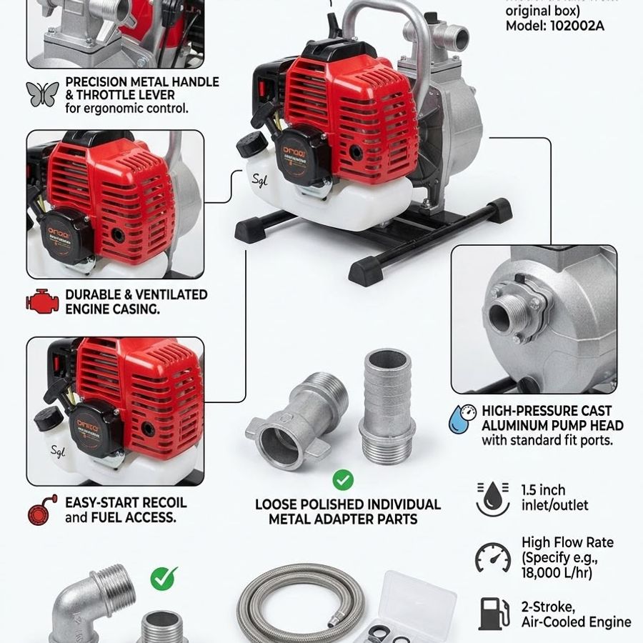 1" Gasoline Water Pump