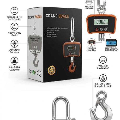500 kg hanging scale